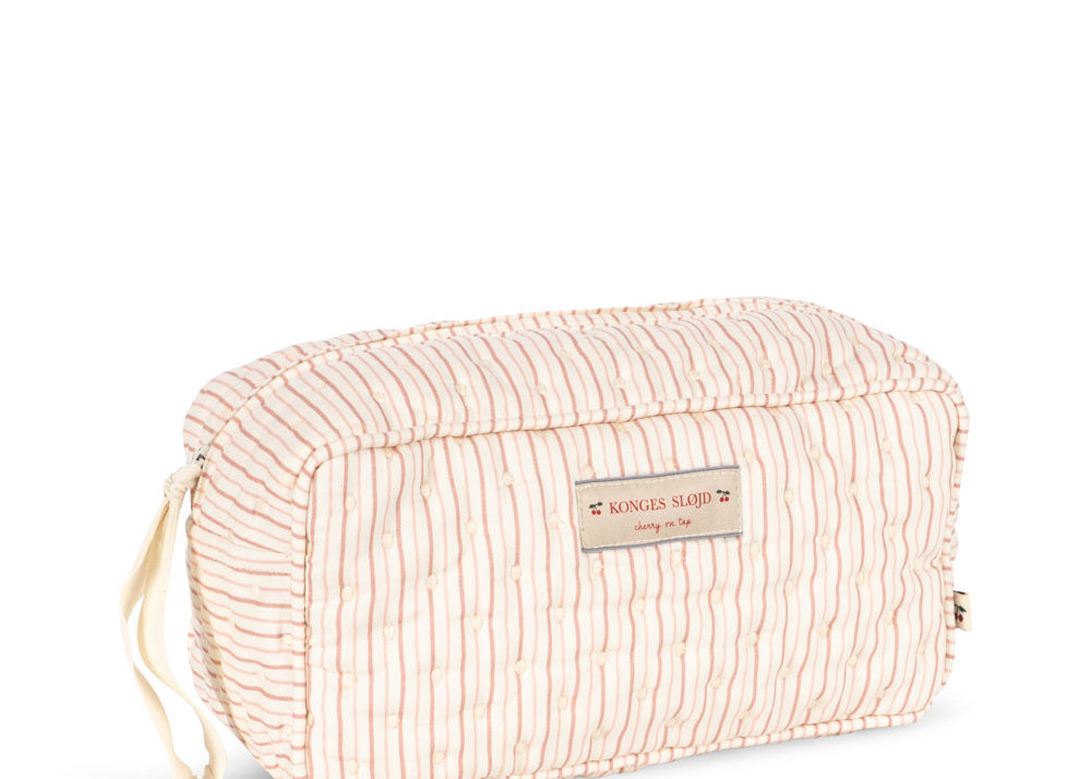 Konges Sløjd A/S TOILETRY BAGS stripie petite rose