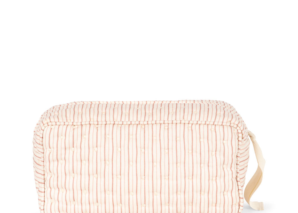 Konges Sløjd A/S TOILETRY BAGS stripie petite rose