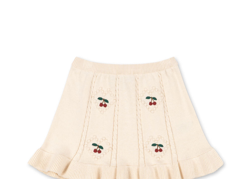 Konges Sløjd A/S KNITTED SKIRTS pearled ivory