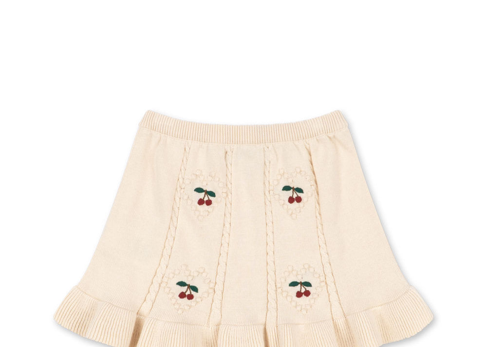 Konges Sløjd A/S KNITTED SKIRTS pearled ivory