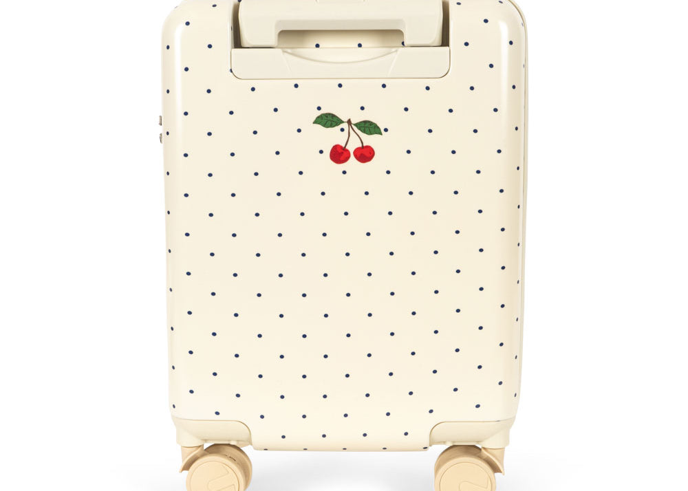 Konges Sløjd A/S TRAVEL SUITCASE navy dot