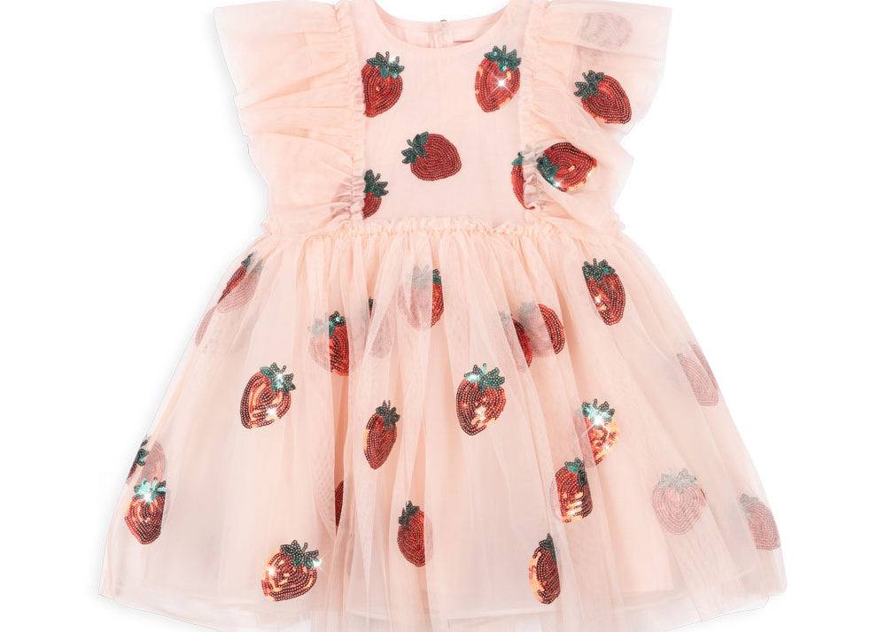 Konges Sløjd A/S WOVEN DRESSES strawberry rose