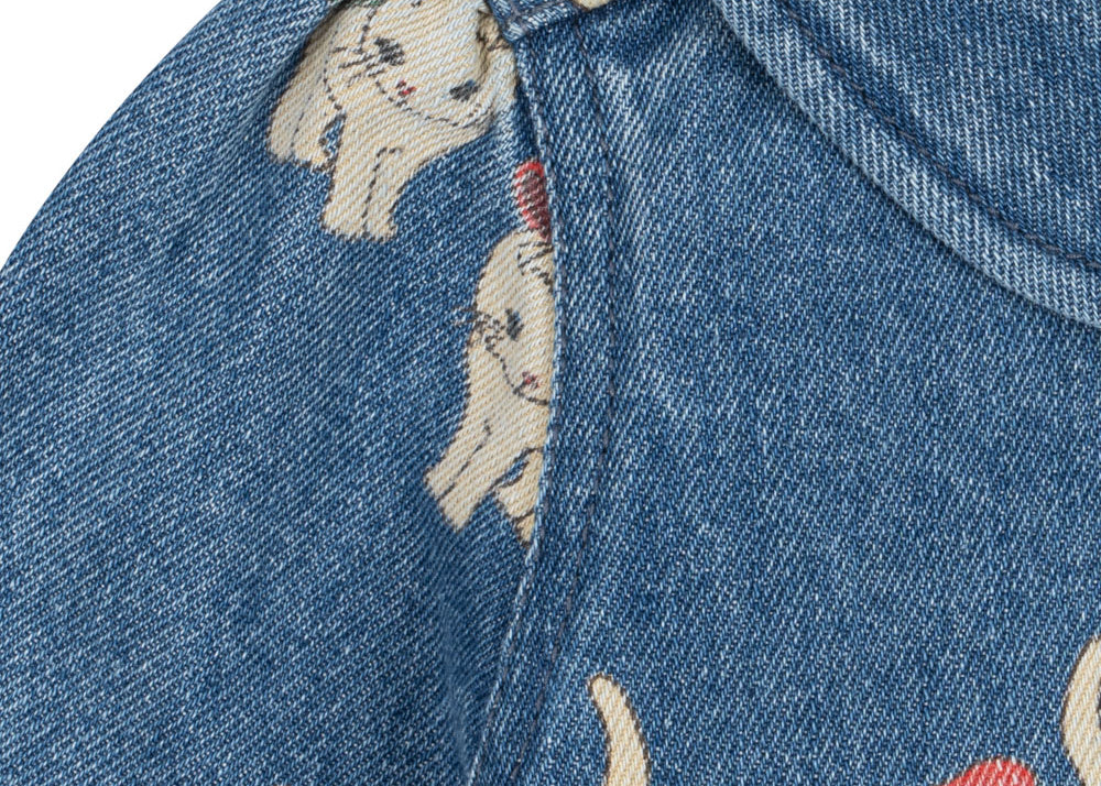 Konges Sløjd A/S WOVEN JACKETS & VESTS bow kitty denim