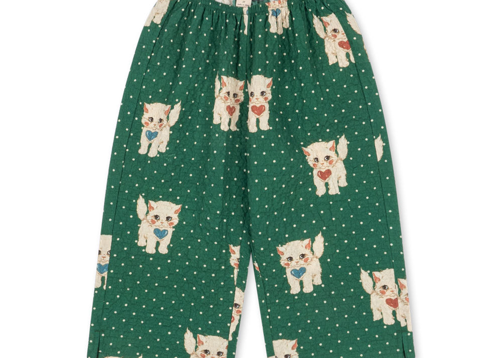 Konges Sløjd A/S WOVEN PANTS dot miao verde