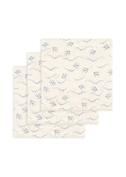 Konges Sløjd A/S MUSLIN CLOTHS swallow