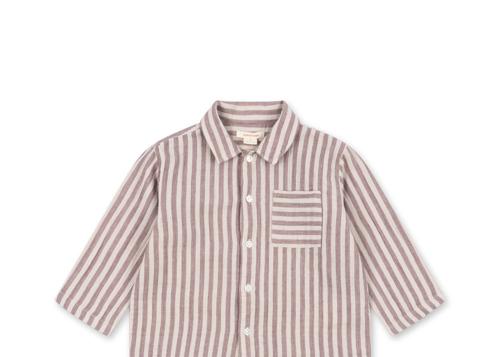 Konges Sløjd A/S WOVEN SHIRTS red stripe