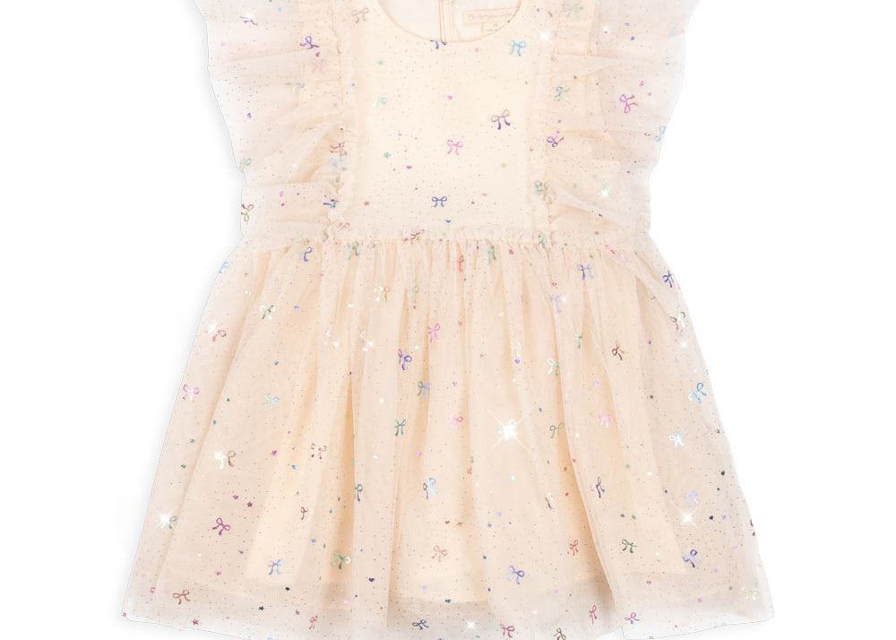 ADA FAIRY DRESS - fairy bow sparkle ADA FAIRY DRESS - fairy bow sparkle
