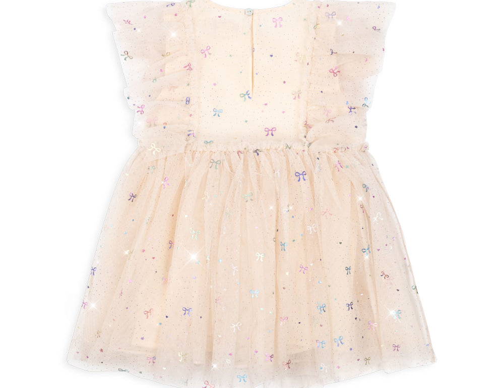 Konges Sløjd A/S WOVEN DRESSES fairy bow sparkle