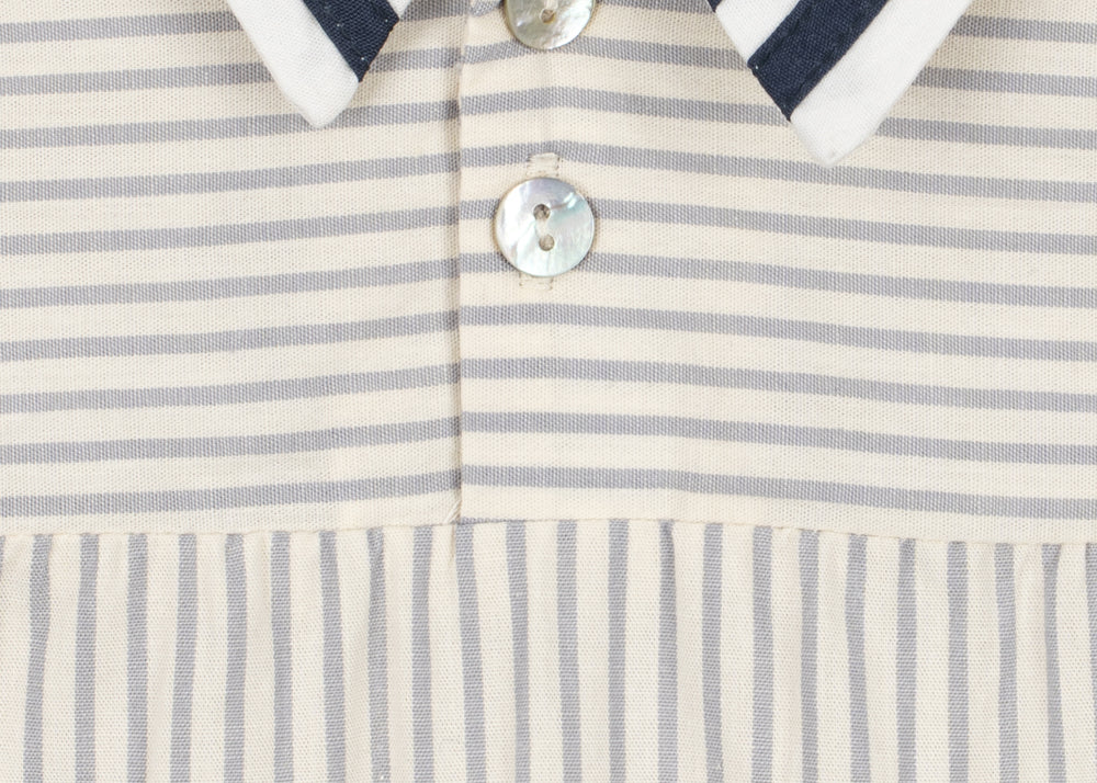 Konges Sløjd A/S WOVEN ROMPERS & JUMPSUITS bleu stripe