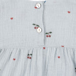 Konges Sløjd A/S WOVEN ROMPERS & JUMPSUITS cherry blue coeur