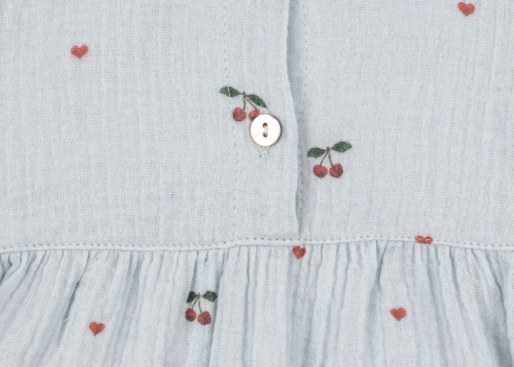 Konges Sløjd A/S WOVEN ROMPERS & JUMPSUITS cherry blue coeur