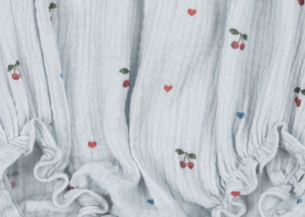 Konges Sløjd A/S WOVEN ROMPERS & JUMPSUITS cherry blue coeur