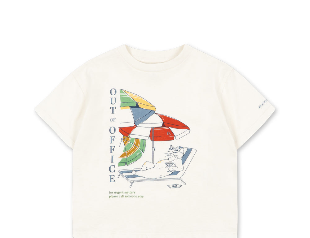 Konges Sløjd A/S JERSEY T-SHIRTS antique white
