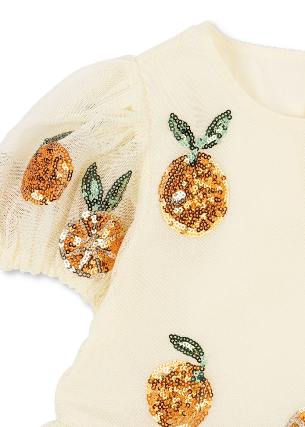 HEARTLILY DRESS - arancia sequin – Konges Sløjd®