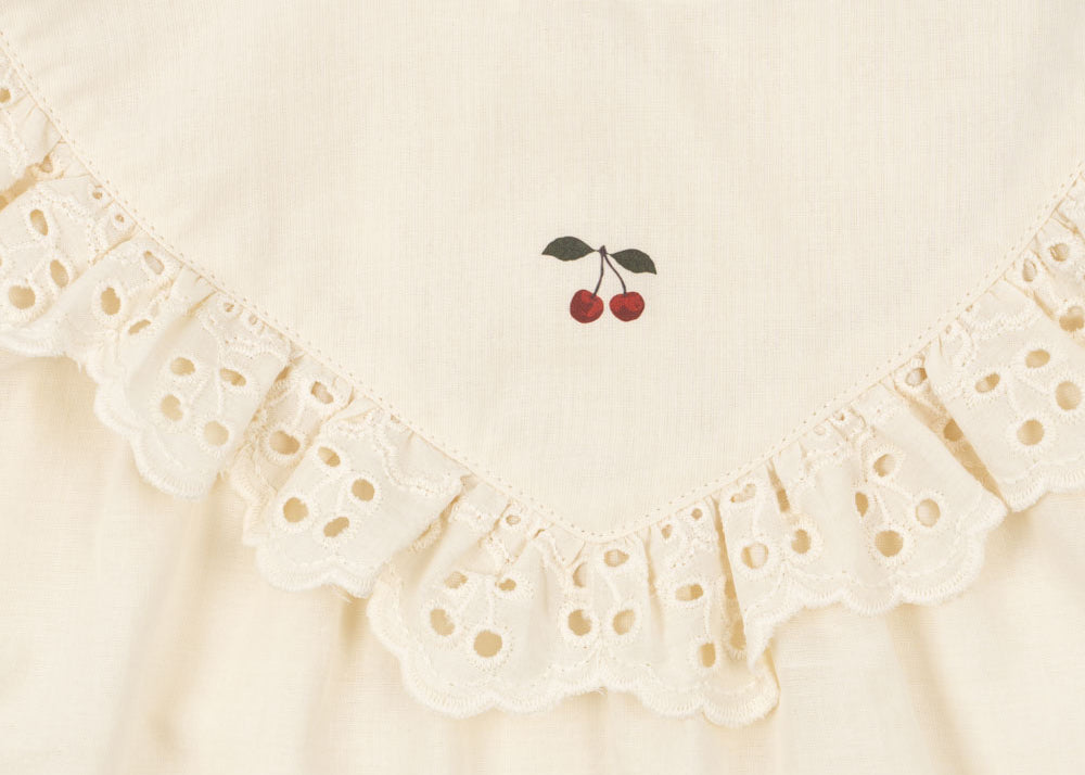 Konges Sløjd A/S WOVEN SHORT SLEEVE SHIRTS antique white