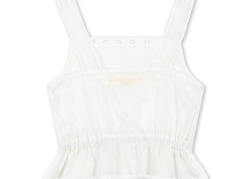 Konges Sløjd A/S WOVEN SHORT SLEEVE SHIRTS optic white