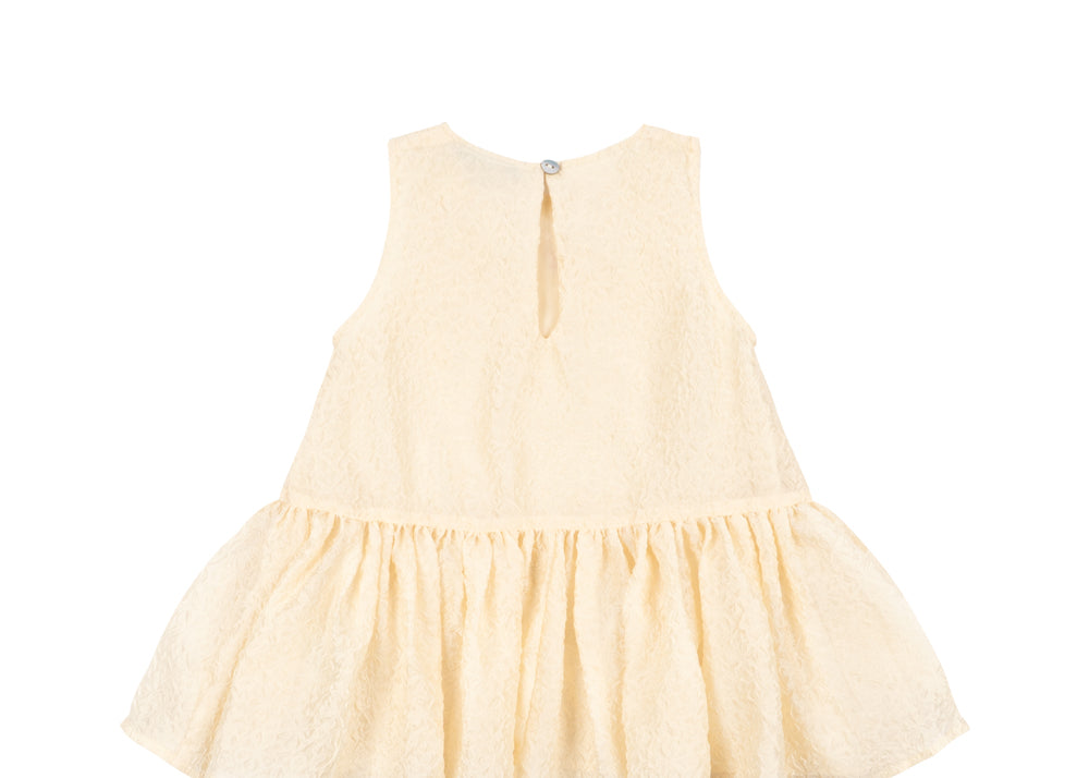 Konges Sløjd A/S WOVEN DRESSES buttercream