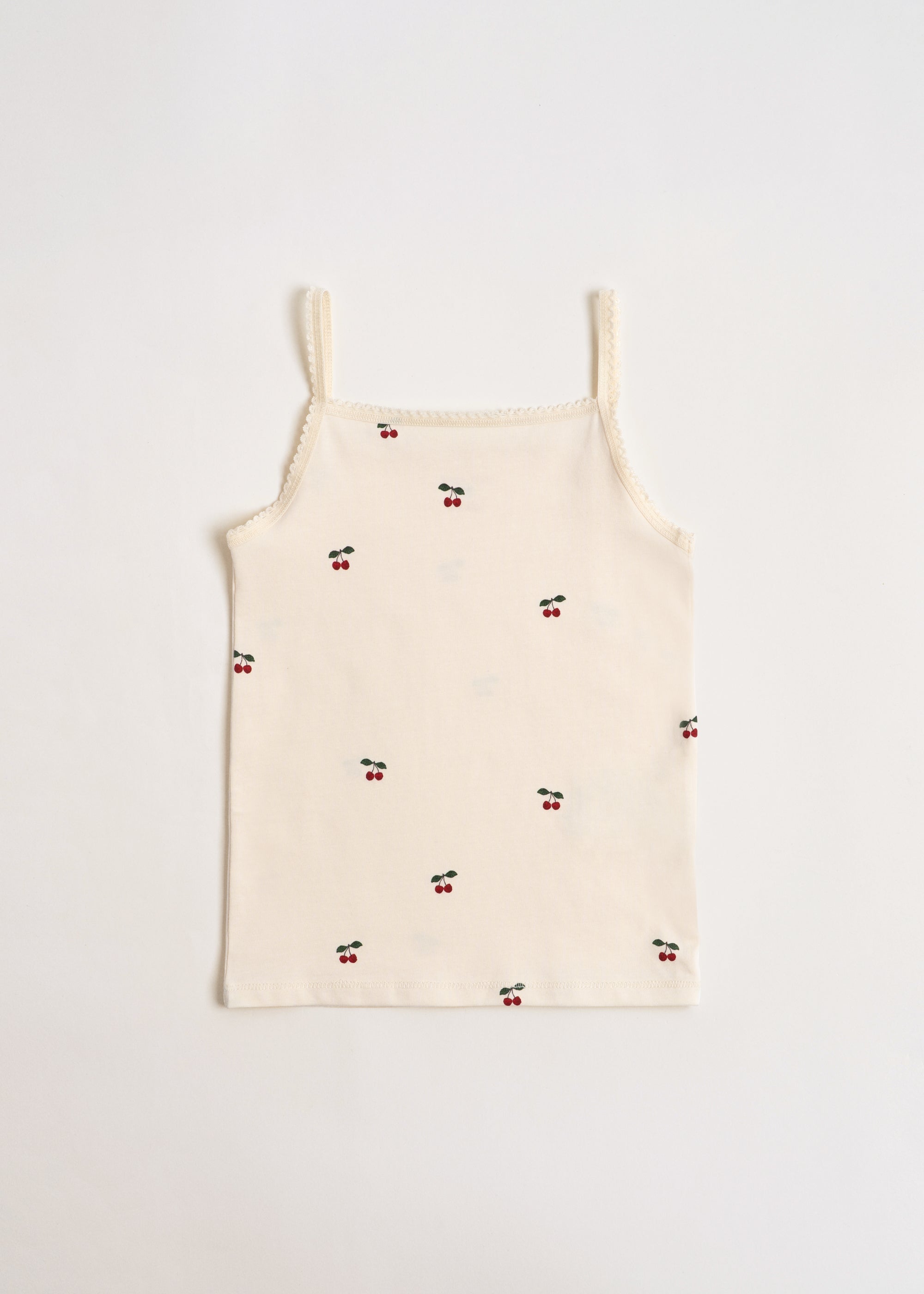 BASIC 2 PACK STRAP TOPS GOTS - cherry/pearled ivory – Konges Sløjd®
