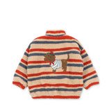 Konges Sløjd A/S TEDDY & FLEECE tangerine stripe