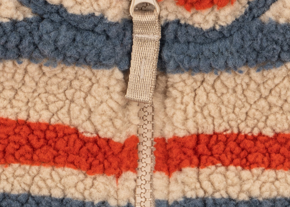 Konges Sløjd A/S TEDDY & FLEECE tangerine stripe