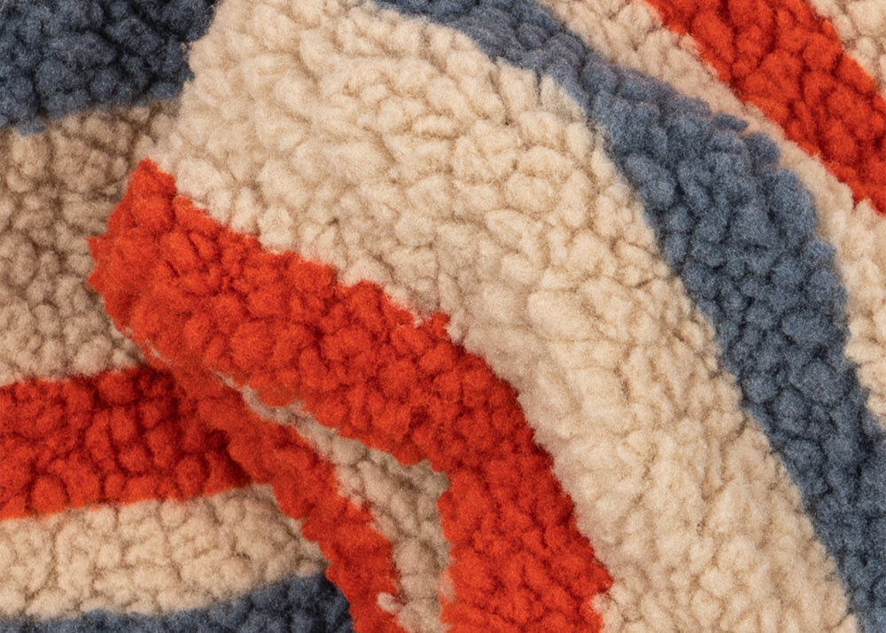 Konges Sløjd A/S TEDDY & FLEECE tangerine stripe