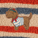 Konges Sløjd A/S TEDDY & FLEECE tangerine stripe