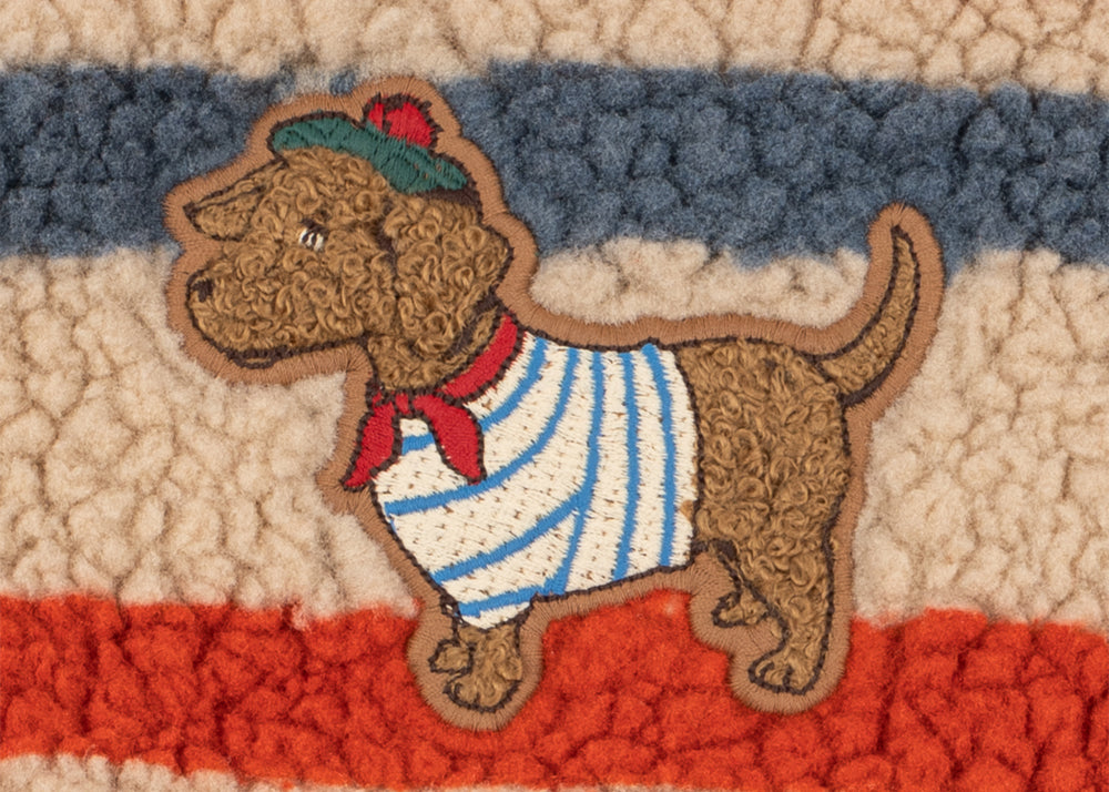Konges Sløjd A/S TEDDY & FLEECE tangerine stripe