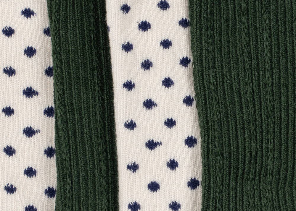 Konges Sløjd A/S SOCKS kombu green dot