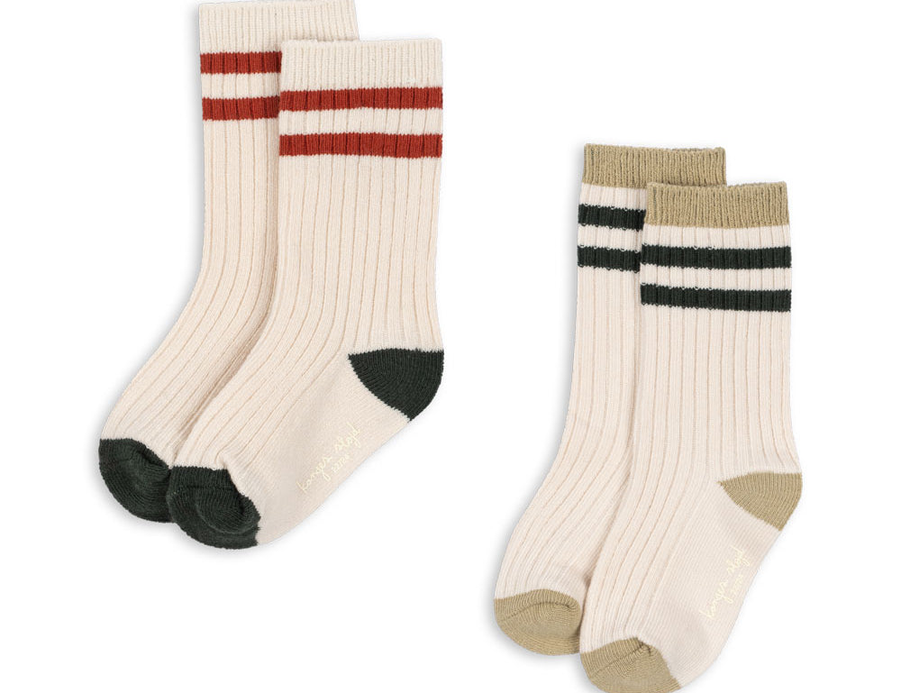 Konges Sløjd A/S SOCKS green stripe