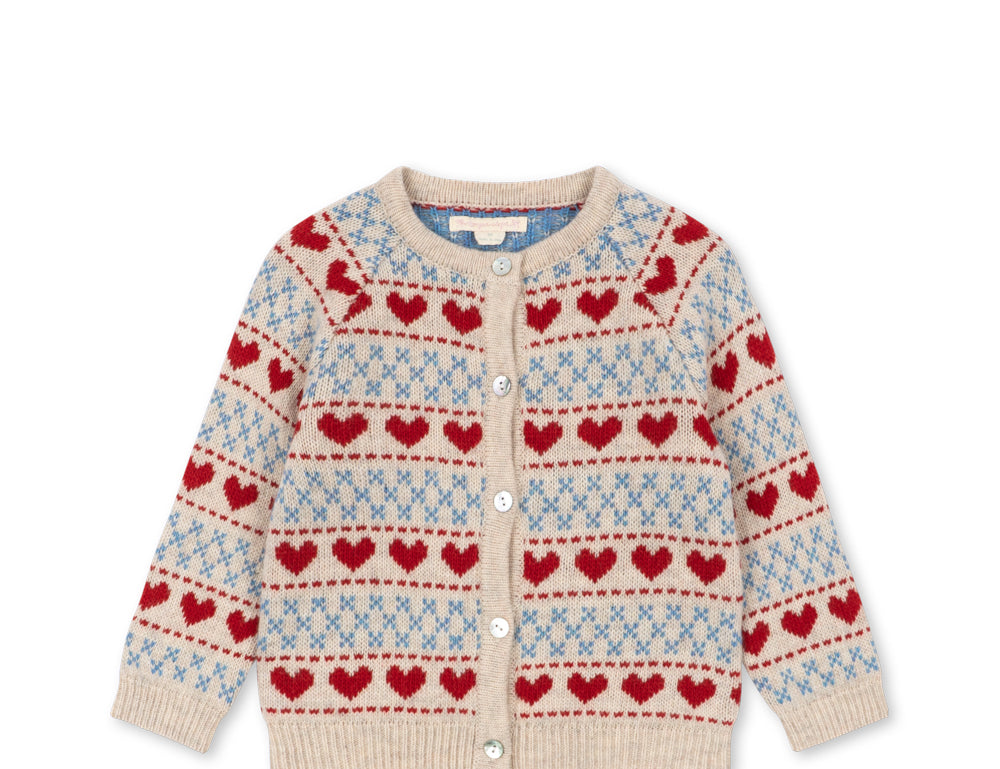 Konges Sløjd A/S KNITTED CARDIGANS heart
