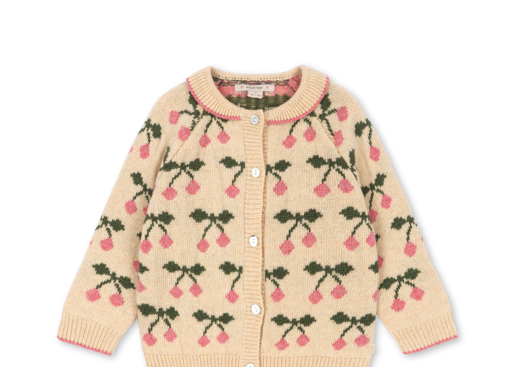 Konges Sløjd A/S KNITTED CARDIGANS cherry