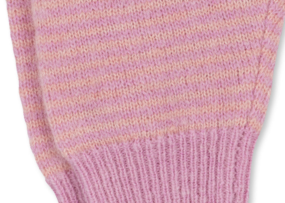Konges Sløjd A/S KNITTED PANTS purple/pink dolphin