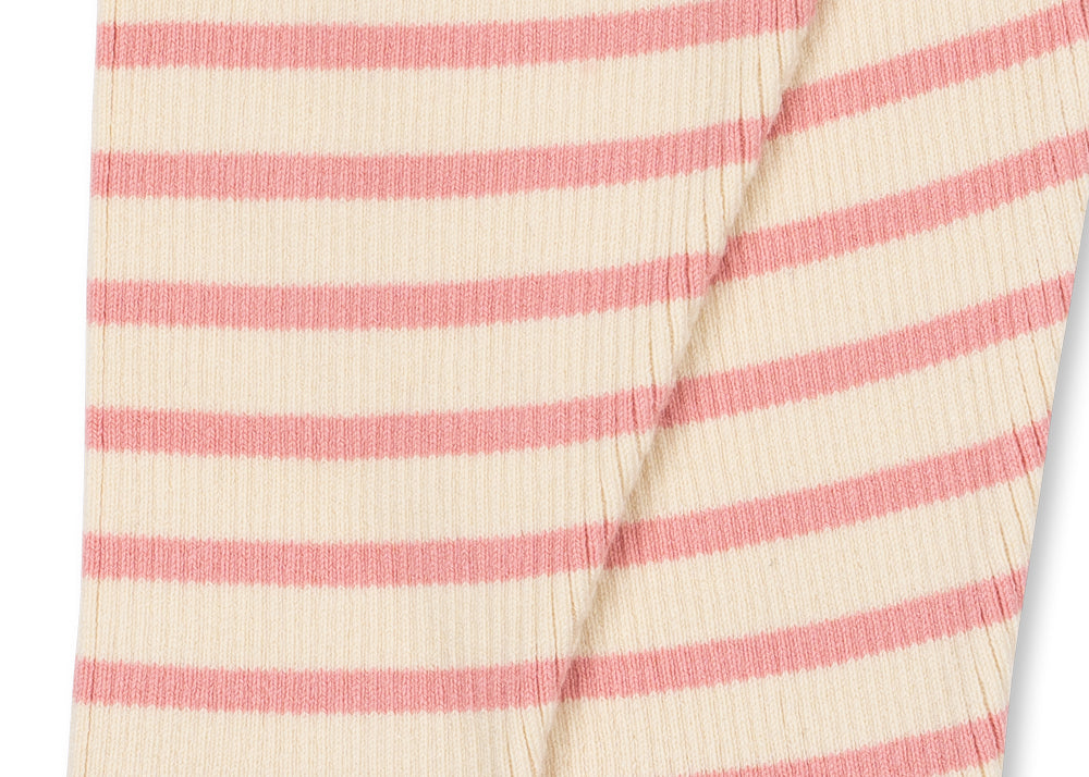 Konges Sløjd A/S KNITTED PANTS peony butter stripe