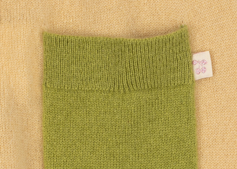 Konges Sløjd A/S KNITTED PANTS yellow