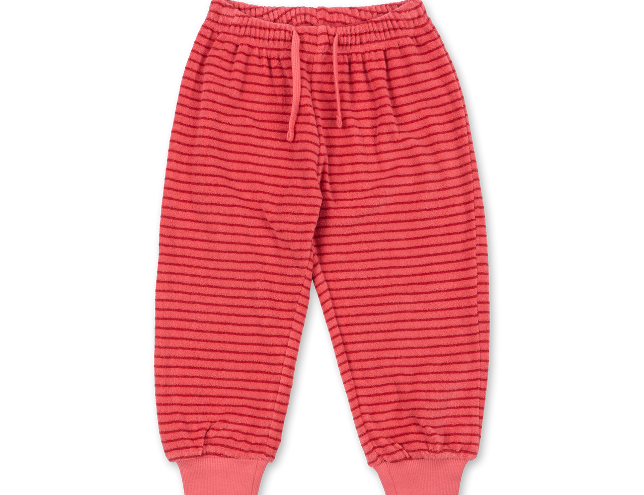 Konges Sløjd A/S JERSEY PANTS cardinal rose stripe