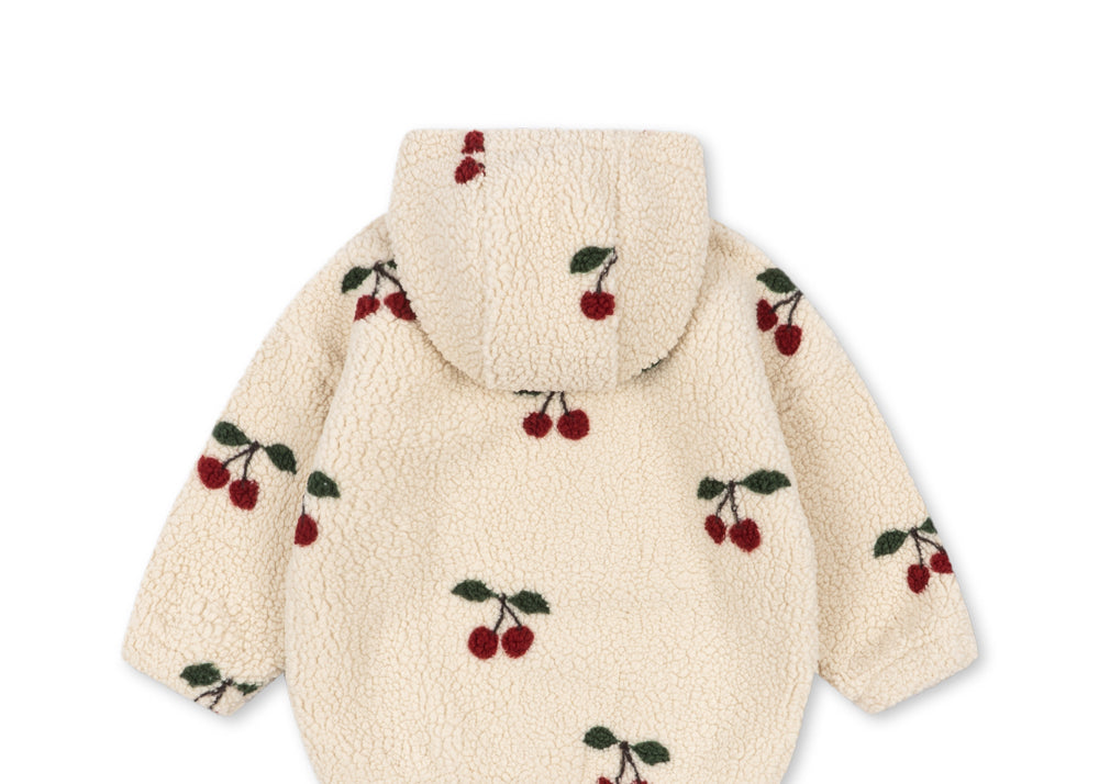 Konges Sløjd A/S TEDDY & FLEECE ma grande cerise
