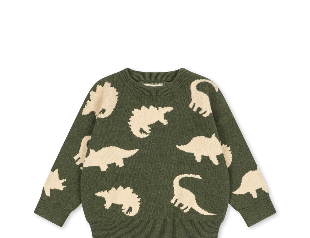 Konges Sløjd A/S KNITTED BLOUSES & VESTS dino vert