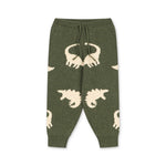 Konges Sløjd A/S KNITTED PANTS dino vert