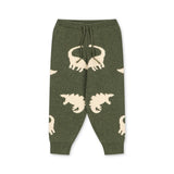 Konges Sløjd A/S KNITTED PANTS dino vert