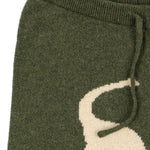 Konges Sløjd A/S KNITTED PANTS dino vert