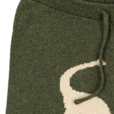 Konges Sløjd A/S KNITTED PANTS dino vert
