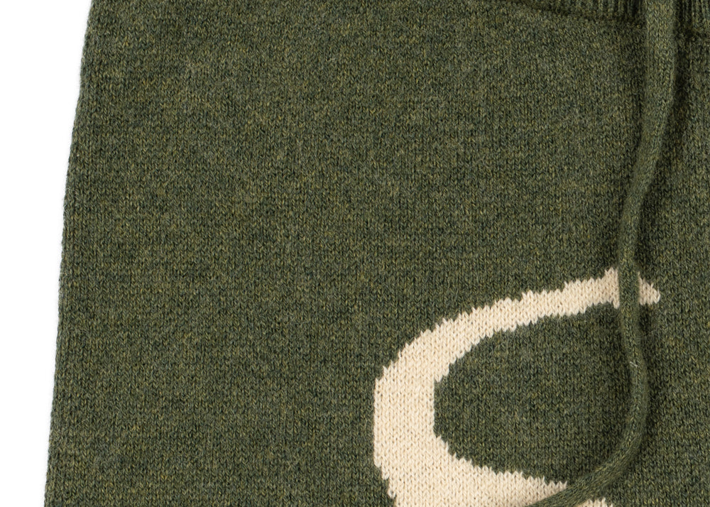 Konges Sløjd A/S KNITTED PANTS dino vert