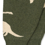 Konges Sløjd A/S KNITTED PANTS dino vert