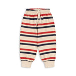 Konges Sløjd A/S JERSEY PANTS tangerine stripe