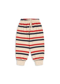 Konges Sløjd A/S JERSEY PANTS tangerine stripe