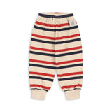 Konges Sløjd A/S JERSEY PANTS tangerine stripe