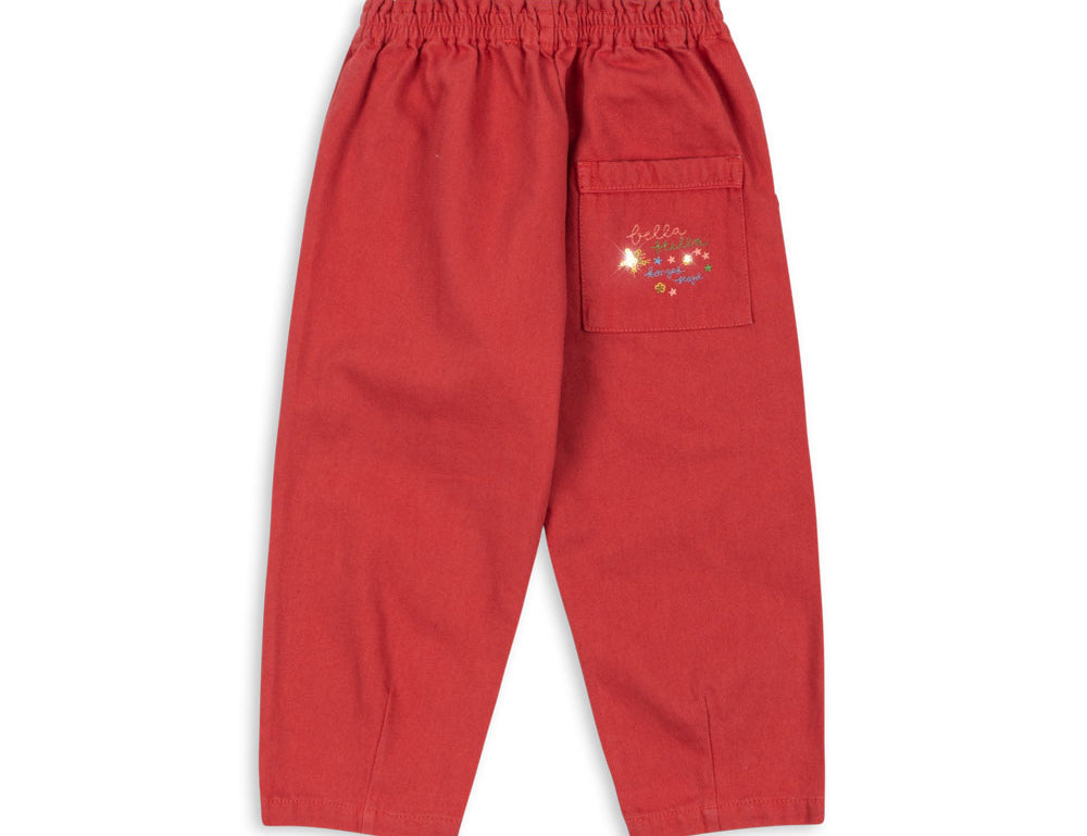 Konges Sløjd A/S WOVEN PANTS cardinal