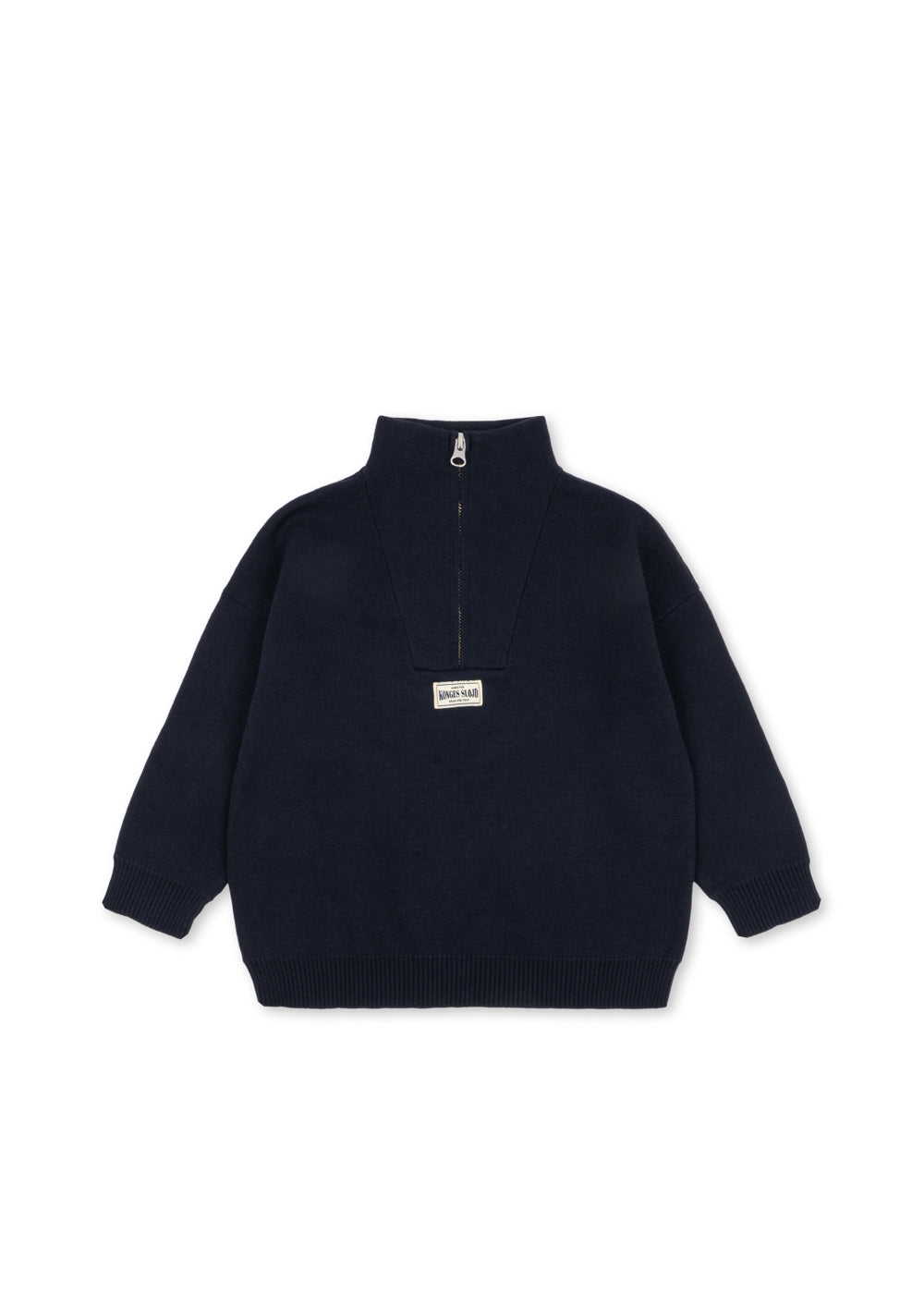 MANO HALF ZIP SWEATSHIRT - total eclipse – Konges Sløjd®