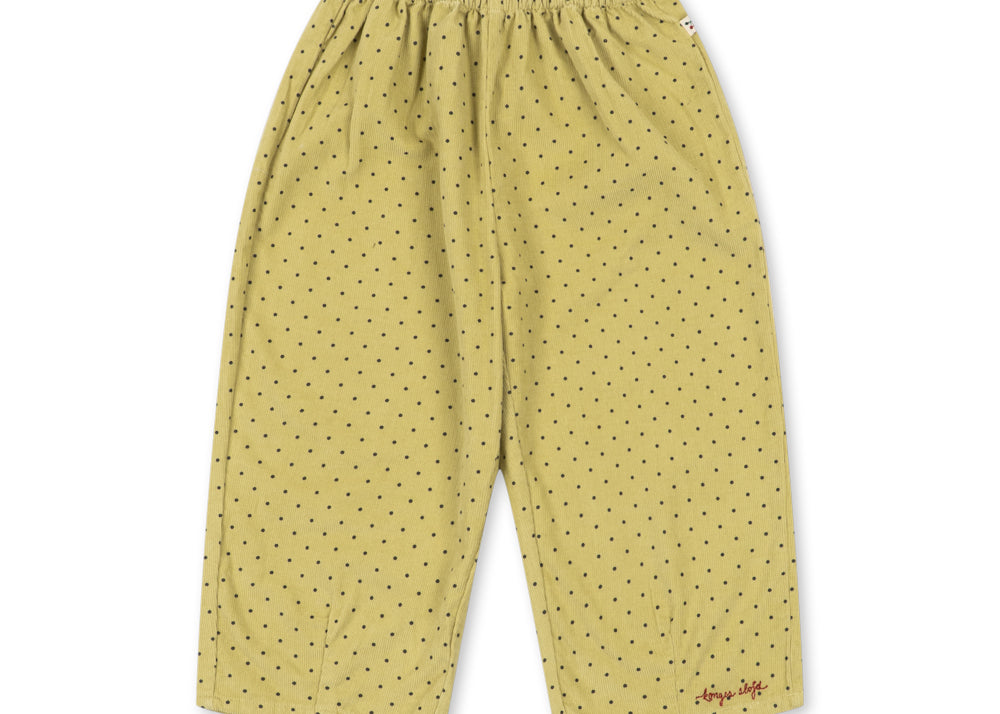 Konges Sløjd A/S WOVEN PANTS dot leek