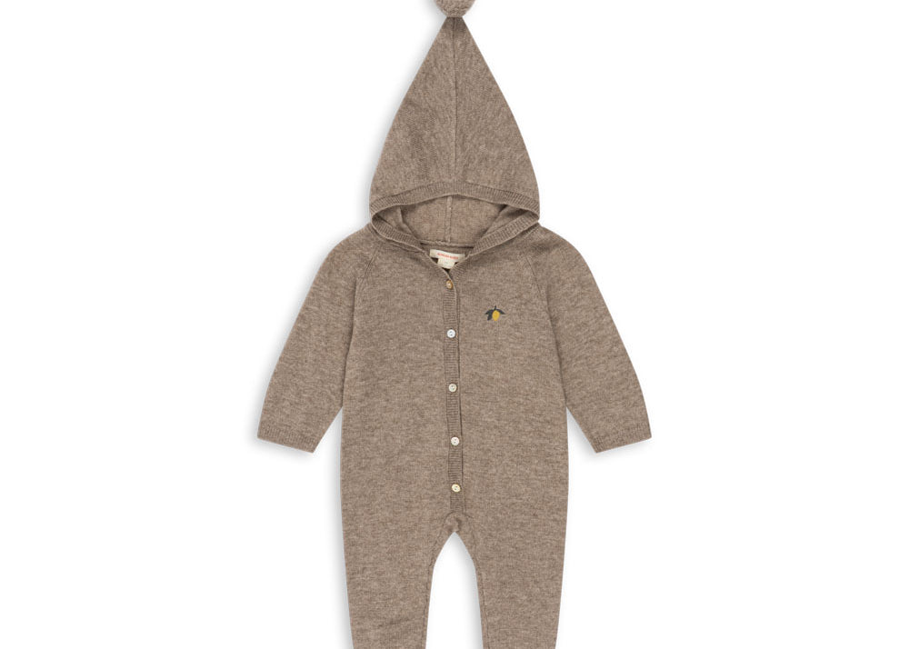 Konges Sløjd A/S KNITTED ROMPERS & ONESIES light brown